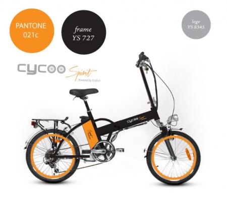 עיצוב אופניים חשמליים - עיצוב סייקו ספיריט - אופניים חשמליות מתקפלות - - 