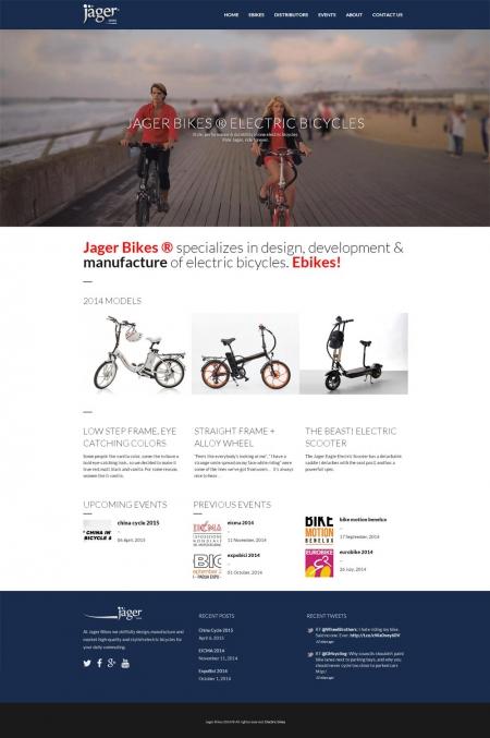 בניית אתרים | עיצוב אתרים | ג'ומלה - בניית אתר אופני ג'אגר - homepage- 