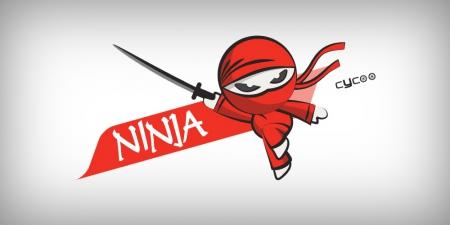 עיצוב לוגו -  עיצוב לוגו לאופניים חשמליות סייקו נינג'ה - cycoo-ninja-01- 